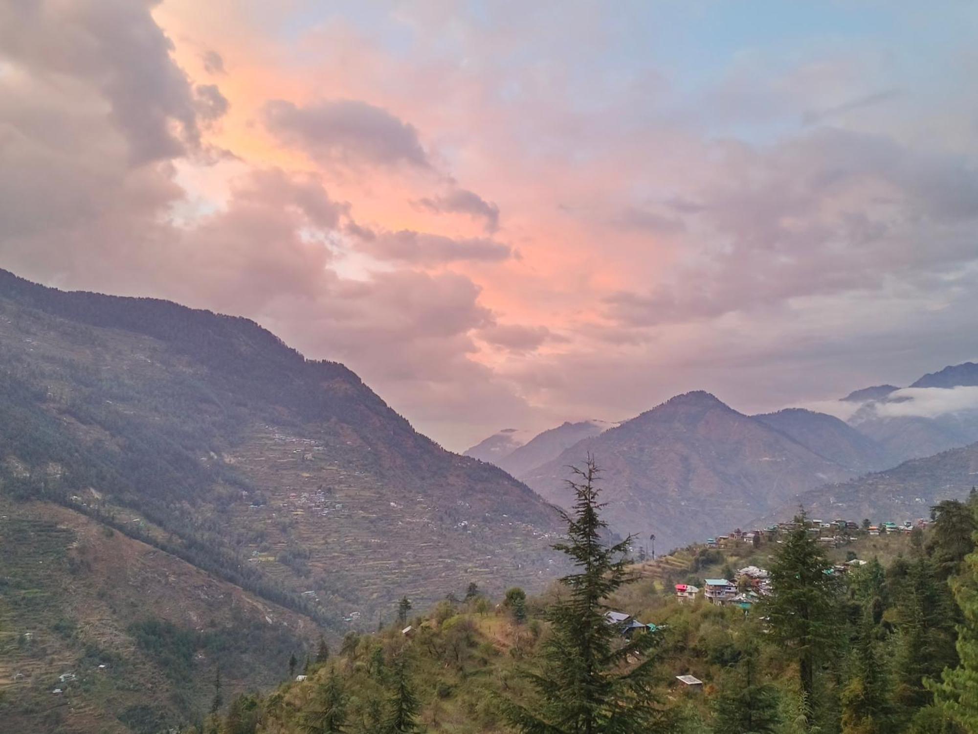 Mozo Inn&Cafe Jibhi Banjār Kültér fotó